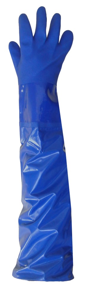 Integra PVC Tripple Dippped with 28" Extended Cuff Blue Medium 6x6